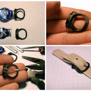 Two Ways To Make Bracelet Buckles From Bottle Pull Caps 7 &bull; Garden Ideas