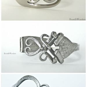 Hand-sculpted Fork Bracelet 3 &bull; Upcycled Jewelry Ideas