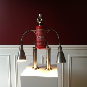 Lamp "Fire & Water" 11 &bull; Recycling Metal