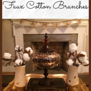 Recycled DIY Decor: Faux Raw Cotton Branches 5 &bull; Recycling Paper & Books