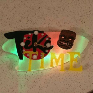 Tiki Time Clock 1 &bull; Recycled Plastic