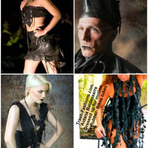 Trash-fashions from Recycled Rubber 1 &bull; Recycled Rubber