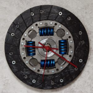 Clutch Plate Into Clock 1 &bull; Recycled Art