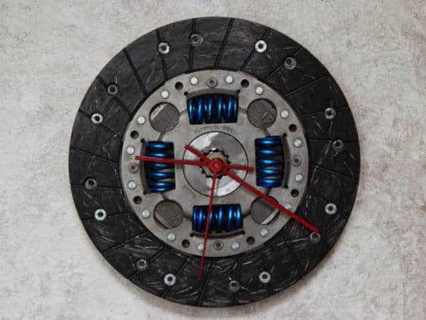 Clutch Plate Into Clock 1 &bull; Recycled Art