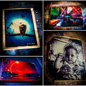 Hardly Wasted Artworks: Photography on Recycled Timber 1 &bull; Recycled Art