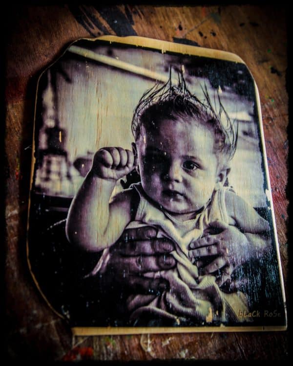 Upcycled Wood Panel Photo Transfers 4 • Wood & Organic • Recyclart Wood Panel Photo Transfers4