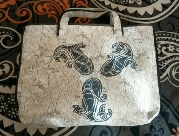 Handy Crafts Bag Made From Upcycled Sofa's Cover 5 &bull; Clothing & Accessories