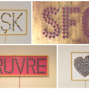Nespresso Capsules & Light, Now That's Capsuleart! 1 &bull; Recycled Art