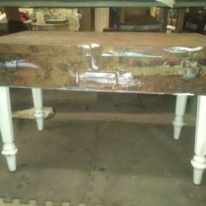 Vintage Metal Tool Box Coffee Table 11 &bull; Wood & Organic