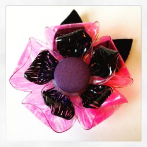 Upcycled Bottle Brooches/Corsages 1 &bull; Upcycled Jewelry Ideas