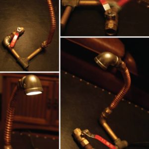Transform Old Pipes Into This Awesome Steampunk Lamp! 1 &bull; Lamps & Lights
