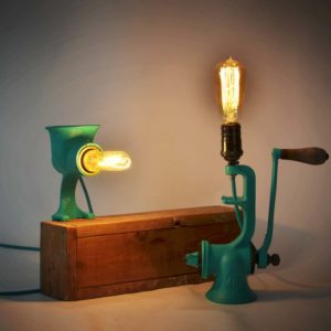 Vintage Grinder Lamp 1 &bull; Lamps & Lights