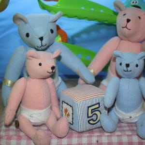 Upcycled Rubbish Bears 1 &bull; Recycled Packaging