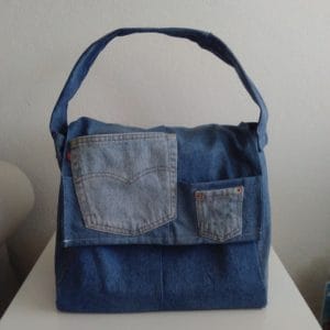 Upcycled Levi Strauss Jeans Into Bags 7 &bull; Accessories