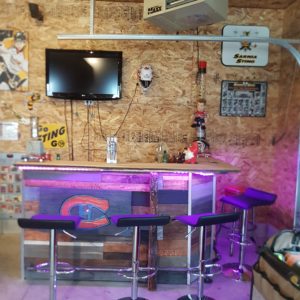 Led-lit Fractal-burned Pallet Bar For Your Man Cave 1 &bull; Recycled Pallets
