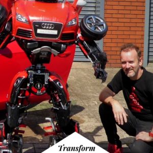 Let's Roll: Audibot Transformer-style Robot 3 &bull; Recycled Packaging