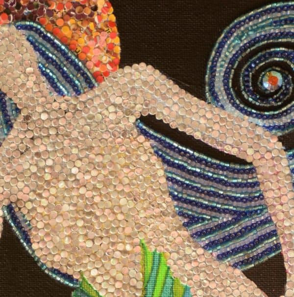 Moon Dancer Recycled Packaging Collage 4 • Recycled Art • Recyclart Moon Dancer Recycled Packaging Collage 3 • Recycled Art