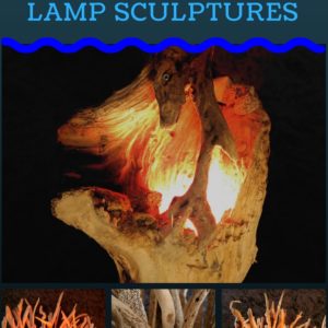 Naturally Beautiful Driftwood Eye Lamps 5 &bull; Wood & Organic