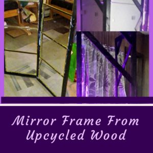 Upcycled Mirror Frame Helps Plants Grow! 3 &bull; Wood & Organic