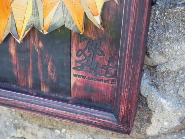 Marquetry-inspired Recycled Skateboard Art 7 • Recycled Art • Recyclart 2ndshot is a California-based company that makes these Recycled Skateboard Art pieces.