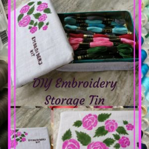 Quick, Easy Diy Embroidery Box Is Pretty Storage Solution 1 &bull; Recycling Metal