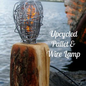 Twisted Wire Pallet Lamp Upcycles Two Products 1 &bull; Lamps & Lights