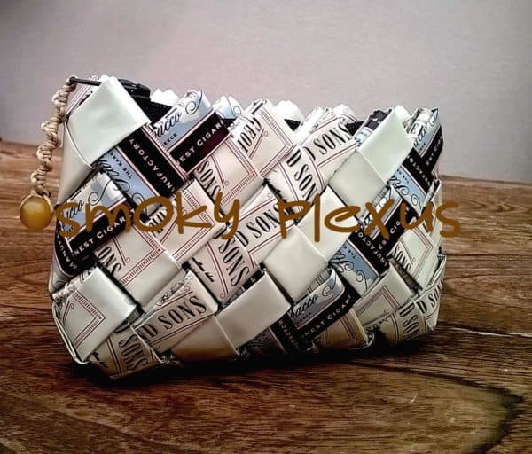 You can use the standard zipper pull or make a custom one to match the style of the Tobacco Packaging Handbags you make.