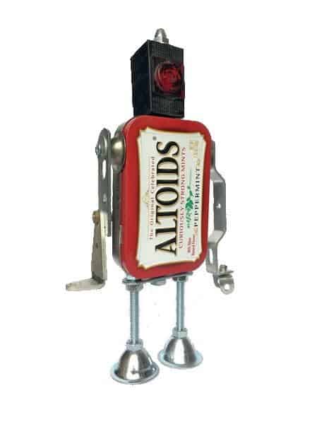 Altoids Robot is a fun upcycling project that you can make with the kids.