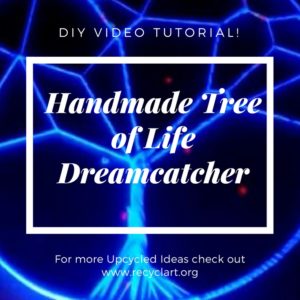 Make An Upcycled Tree Of Life Dreamcatcher 1 &bull; Home & décor