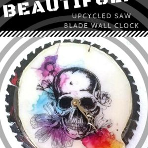 Upcycled Chop Saw Blade Clock 3 &bull; Lamps & Lights