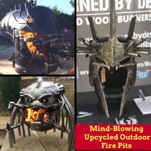 Fantasy Upcycled Fire Pits Will Blow Your Mind! 9 &bull; Do-It-Yourself Ideas