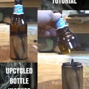 Upcycled Bottle Incense Burner: Diy Video! 1 &bull; Recycled Glass