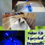 Solar Powered Blue Dasher Dragonfly 1 &bull; Lamps & Lights