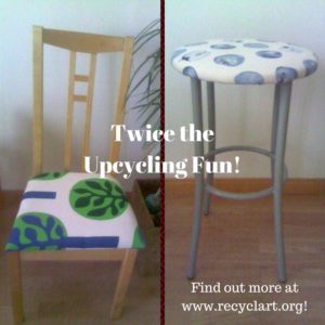 Upcycled Chairs Get New Life With Snazzy Seat Covers 7 &bull; Home & décor