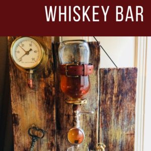 Upcycled Steampunk Portable Whiskey Bar 1 &bull; Recycled Art