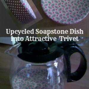 Upcycled Soapstone Dish Becomes Classy Coffee Pot Trivet! 3 &bull; Home & décor