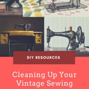 Diy: Cleaning up Your Vintage And/Or Antique Sewing Machines 1 &bull; Do-It-Yourself Ideas