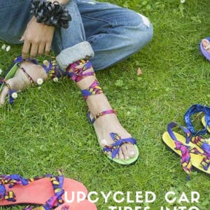 Upcycled Car Tires Into Sandals 1 &bull; Accessories