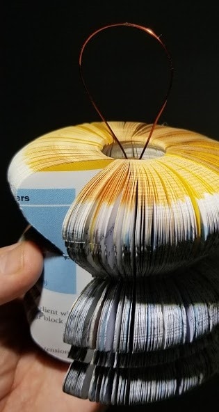 Christmas Ornaments From Old Books 13 &bull; Recycling Paper & Books