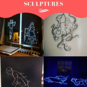 Upcycling Plastic Bottles into Wire Sculptures - The Art of Phantom 1 &bull; Recycled Plastic