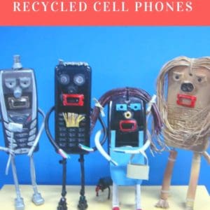 Wizard of Oz: Sculptures from Recycled Cell Phones 1 &bull; Recycled Electronic Waste
