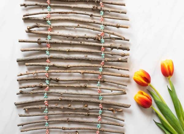 Upcycled Christmas Tree Into Table Runner 1 &bull; Wood & Organic