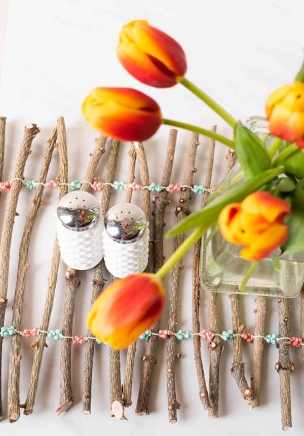 Upcycled Christmas Tree Into Table Runner 5 &bull; Wood & Organic