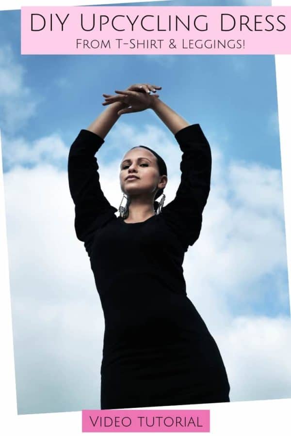 Upcycling Dress from T-shirt and Leggings 1 &bull; Clothing