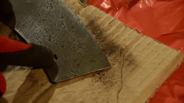 Rusty Mezzaluna Rescue - Antique Rusty Double Knife Restoration 7 &bull; Diy video tutorials