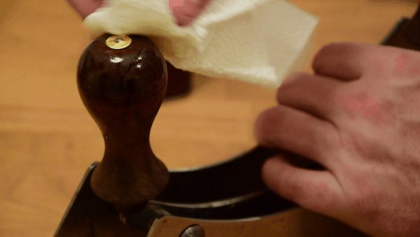 Rusty Mezzaluna Rescue - Antique Rusty Double Knife Restoration 9 &bull; Diy video tutorials