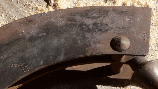 Rusty Mezzaluna Rescue - Antique Rusty Double Knife Restoration 3 &bull; Diy video tutorials