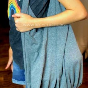 No-sew T-shirt Bag 1 &bull; Accessories