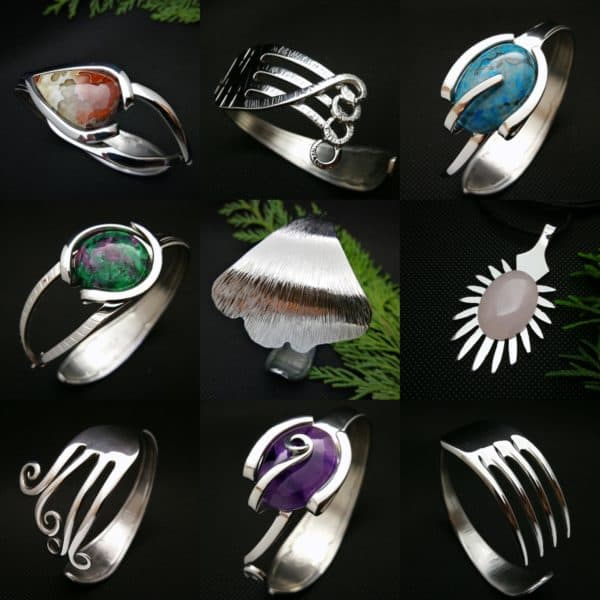 From Trash to Fashion, Upcycled Cutlery Into Jewels 1 &bull; Upcycled Jewelry Ideas