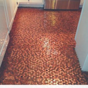 Diy: How to Make a Copper Penny Floor? 1 &bull; Home Improvement